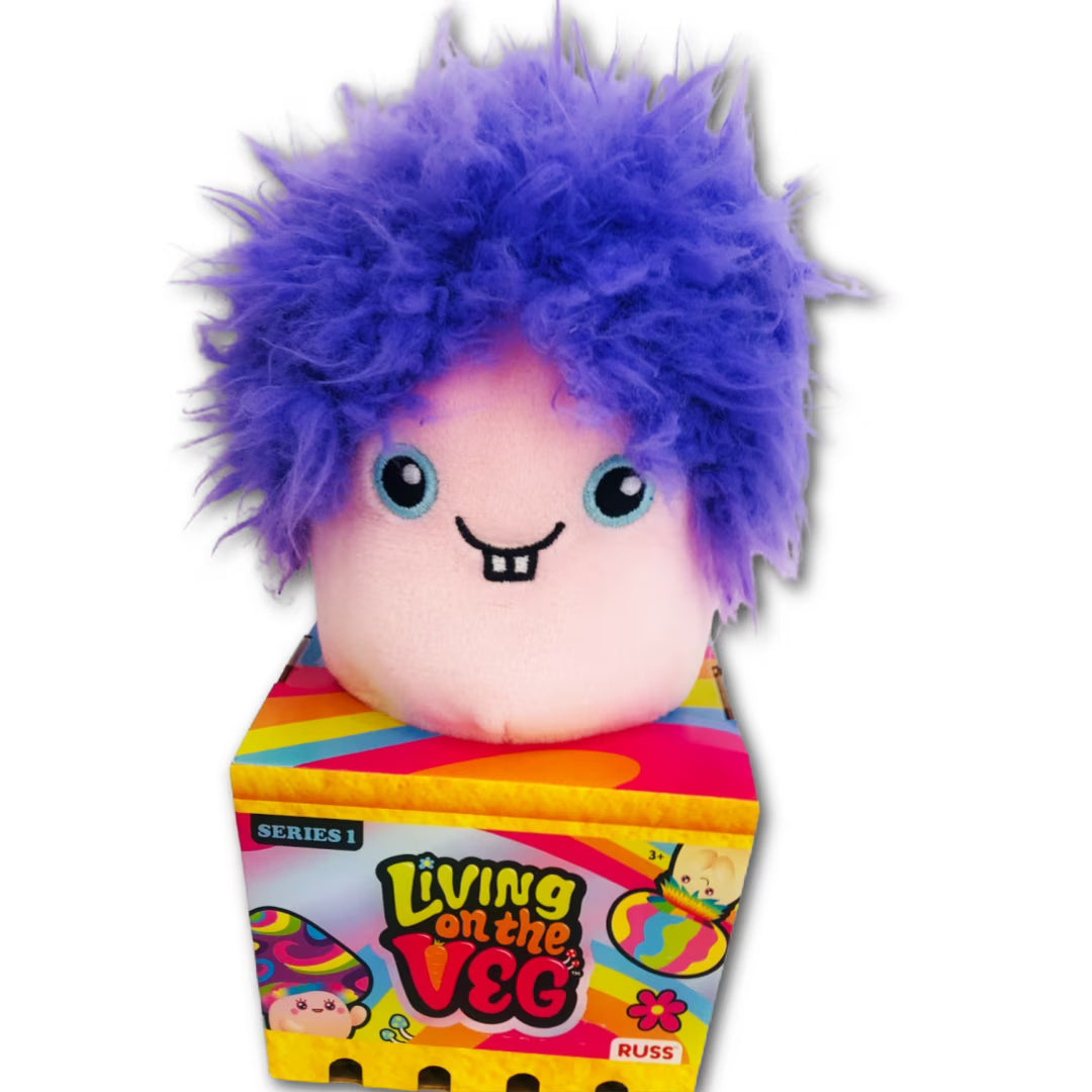 6" Mushroom Stuffed Plush Toy I40162