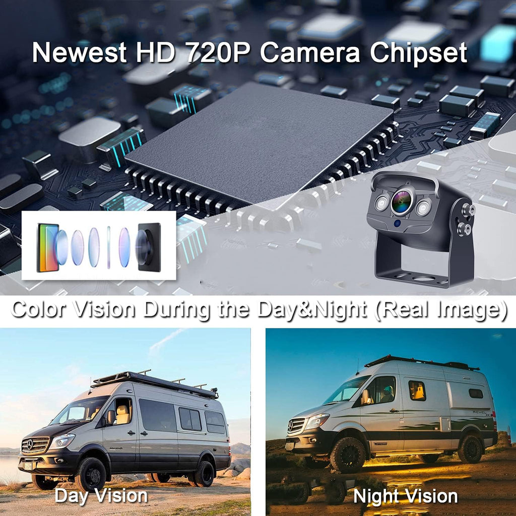 7 Inch LCD Monitor HD Backup Camera Kit with IR Night Vision R254723