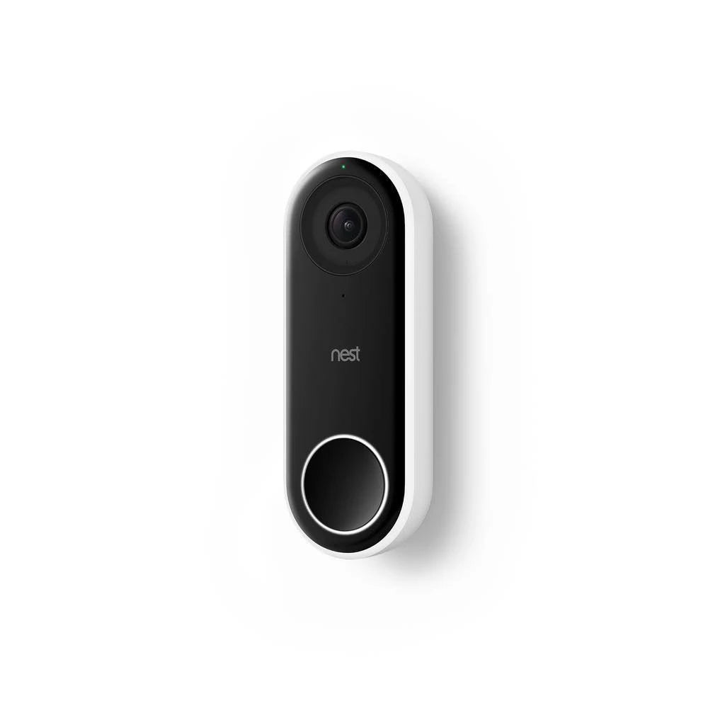 Video Doorbell and Lock in Polished Brass with Nest Connect O3836