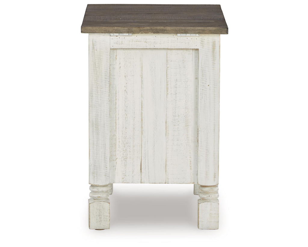 White/Gray Chairside End Table Z276561