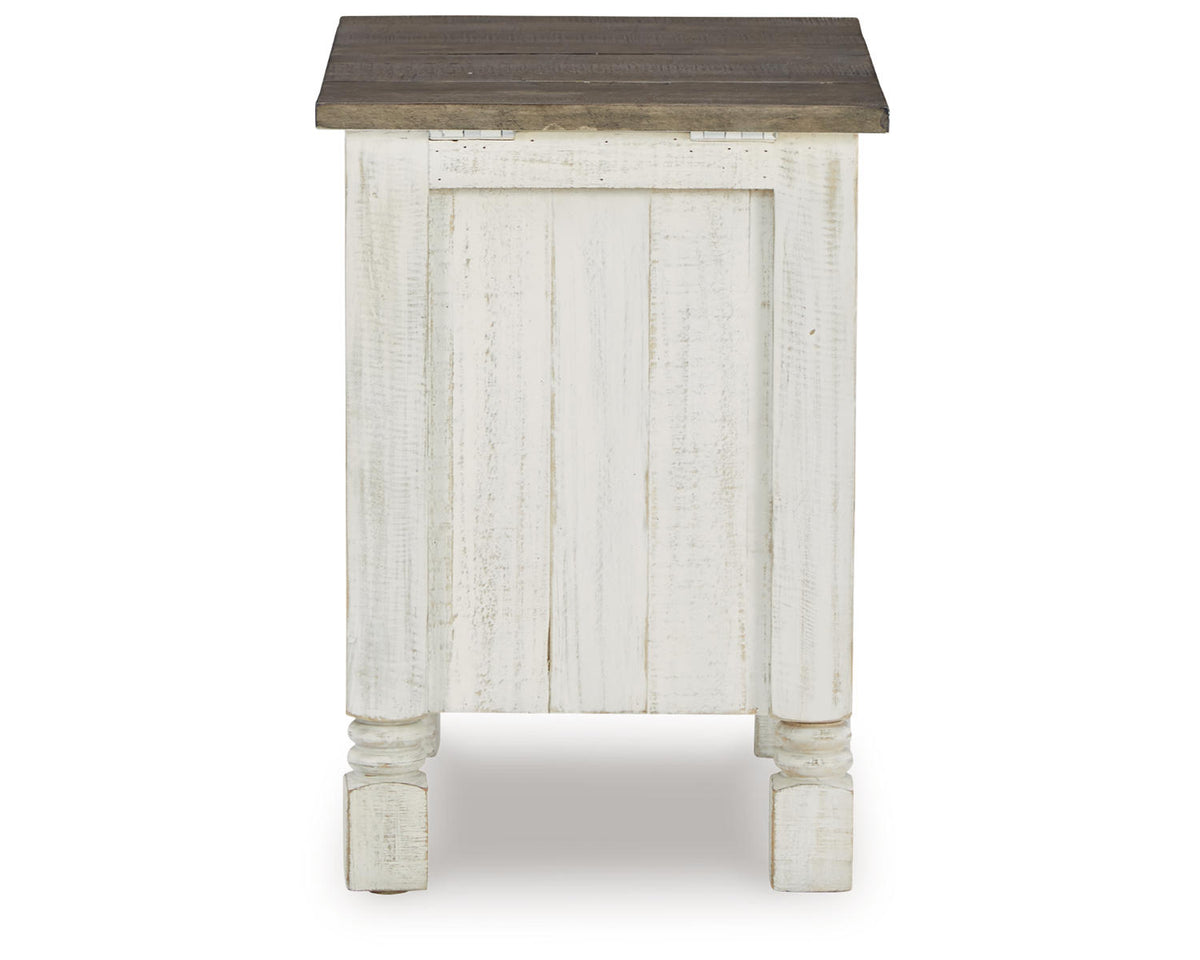 White/Gray Chairside End Table Z276561