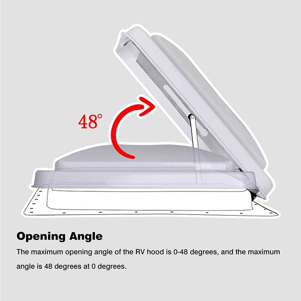 RV Roof Vent Cover 14x14 inch Waterproof E744304