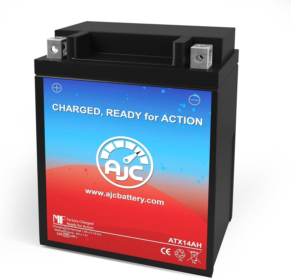 Replacement Battery Pack of 2 for Polaris Trail Boss 330 ATV (2003-2013) P1356
