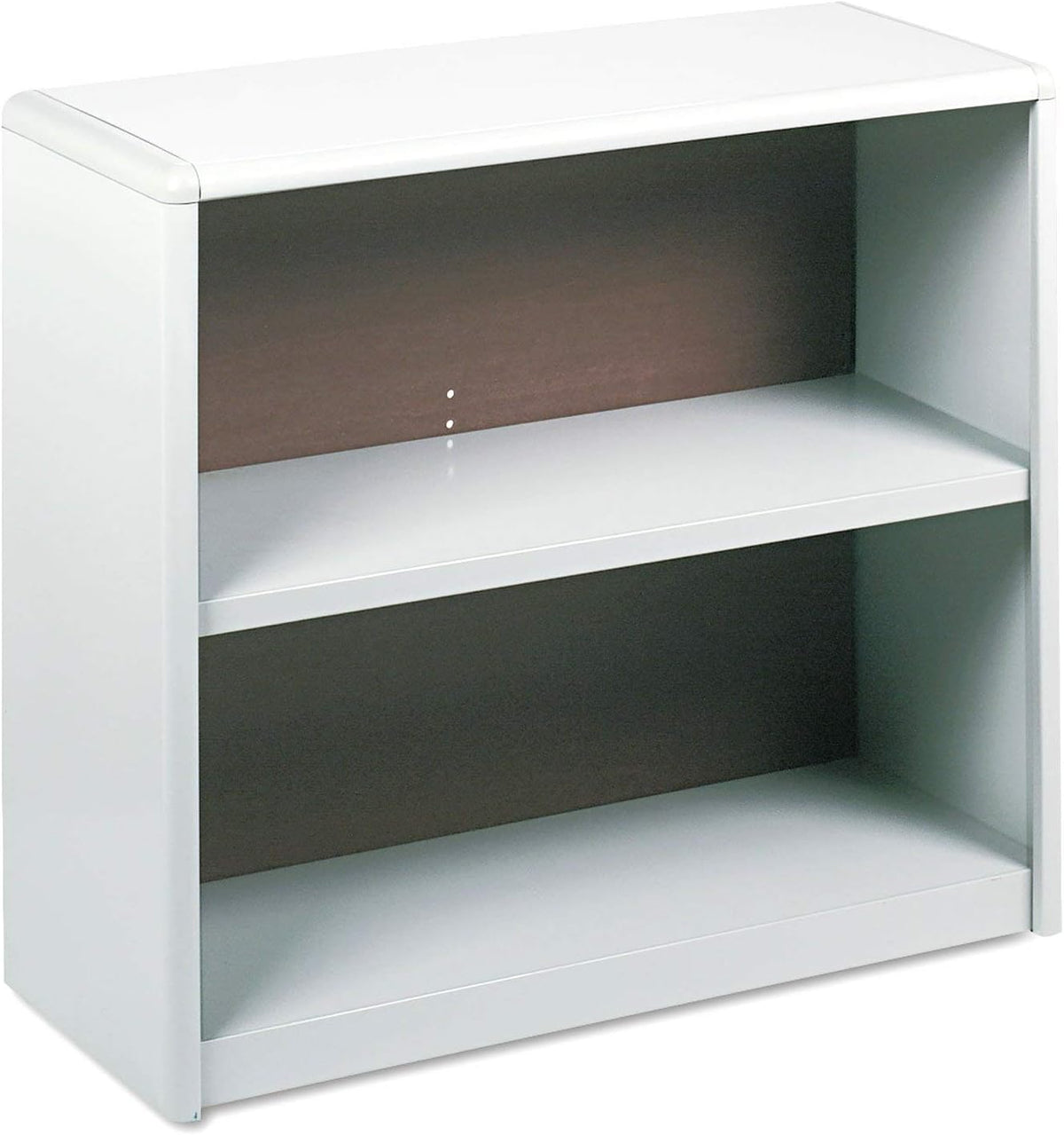 2-Shelf Gray Bookcase S318