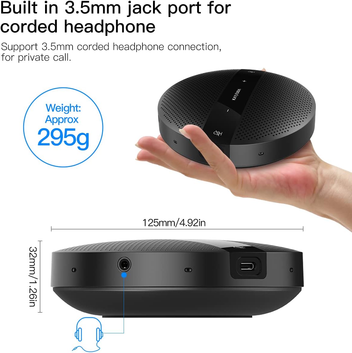 USB Speakerphone Microphone for Conference Call A960
