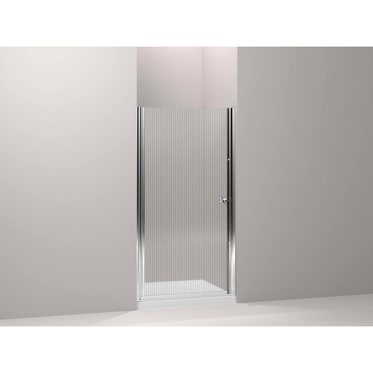 Frameless Pivot Shower Door, Bright Silver X764