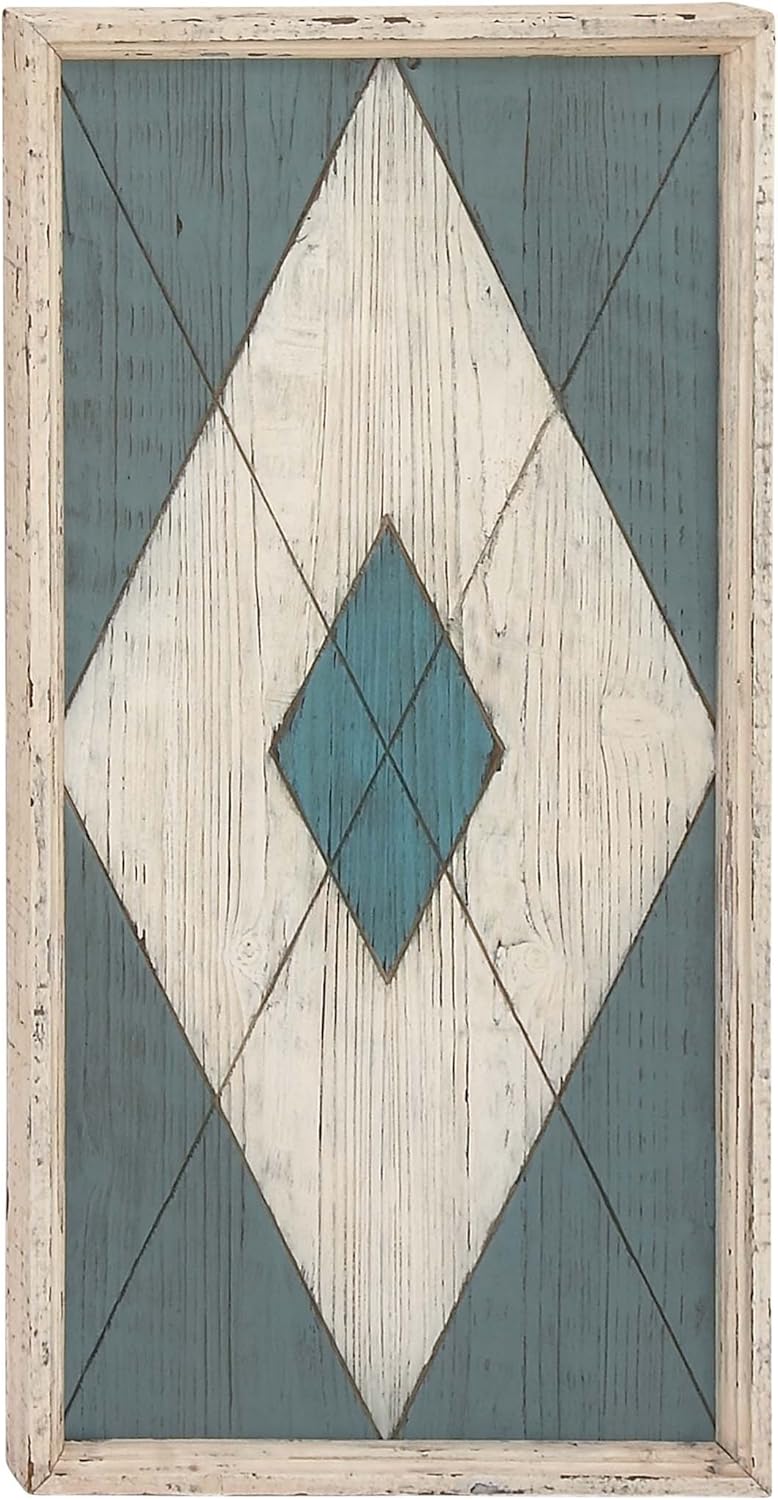 Geometrical Wooden Wall Decor Set of 3, 15 in x 15 in N656992