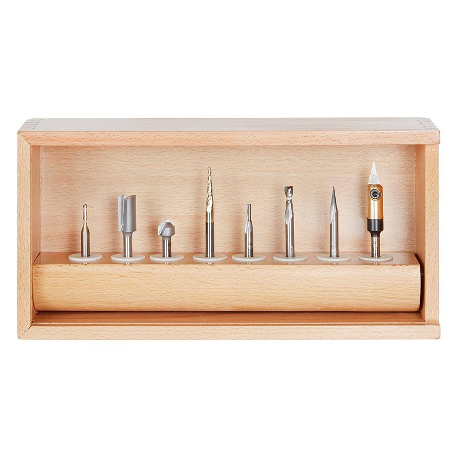 8-Pc CNC Router Bit Collection A5580