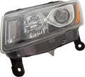 Headlight Assembly for 2014-2016 Jeep Grand Cherokee Black Trim Driver Side A617636