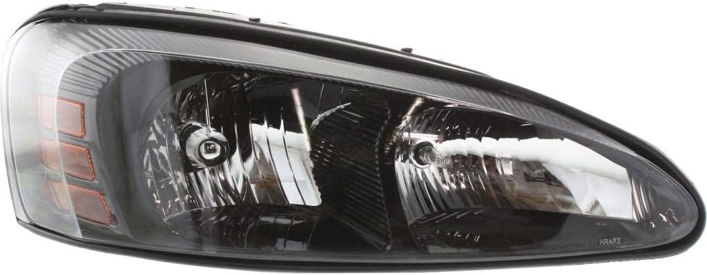 Passenger Side Headlight for Pontiac Grand Prix 2004-2008 I2548