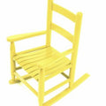 Coastal Yellow Wood Childs Rocking Chair Y664983