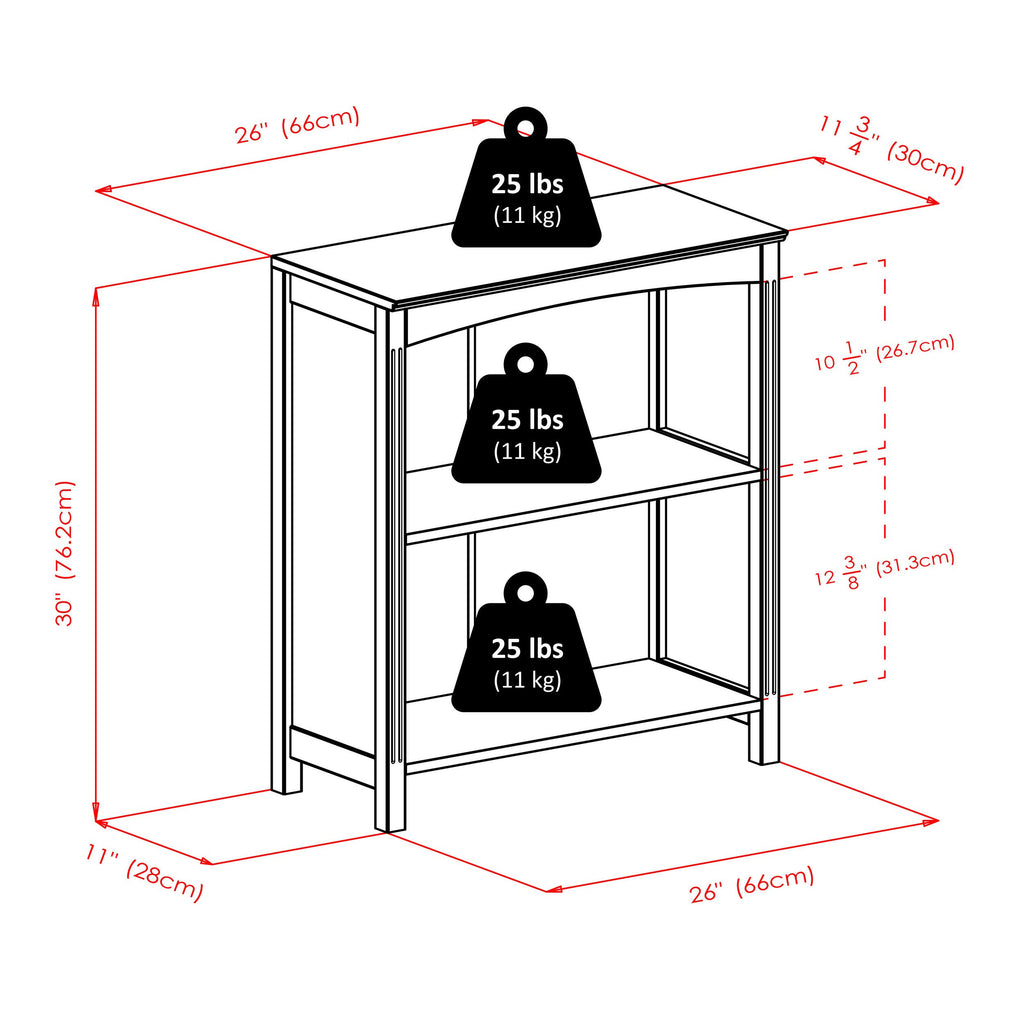 Espresso 5 Tier Storage Shelf S709542