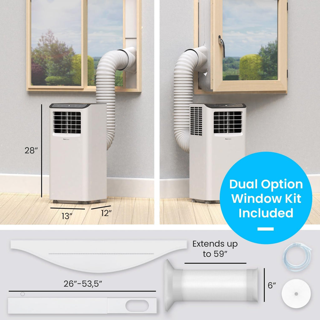 4 in 1 Portable Air Conditioning Unit with Fan, Dehumidifier, Window Venting Kit Y1271