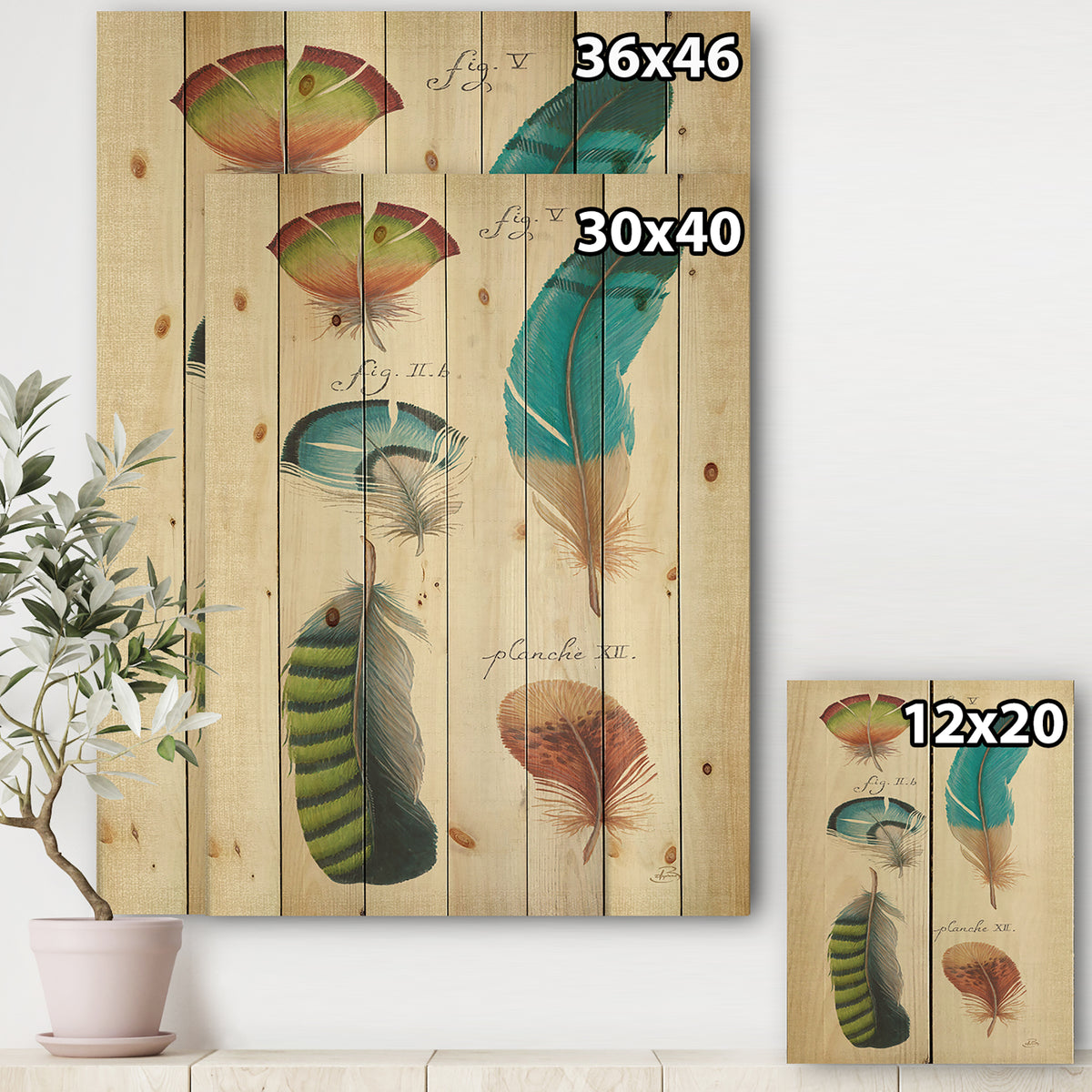 Natural Pine Wood Cabin & Lodge Print T31033
