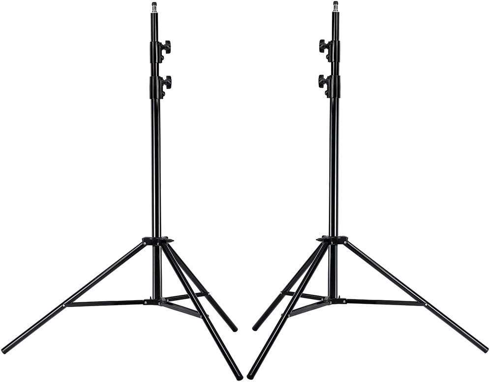 9 Feet Aluminum Alloy Light Stands Kit (2 Pieces) M740827