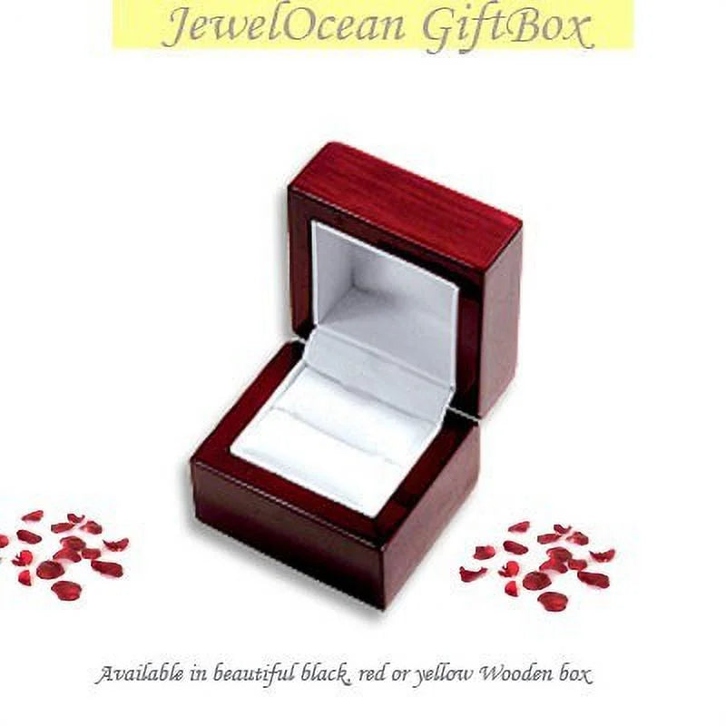Princess Cut Diamond Wedding Ring 1.00 Carat 10k White Gold W287934