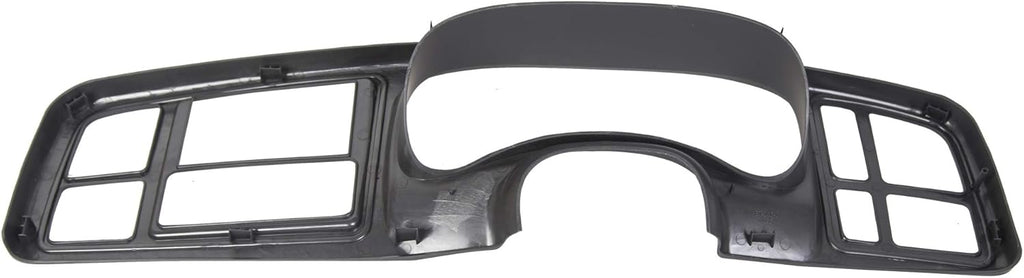 Full-Size Double DIN ABS Plastic Matte Black Dash Kit Pack of 2 U541277