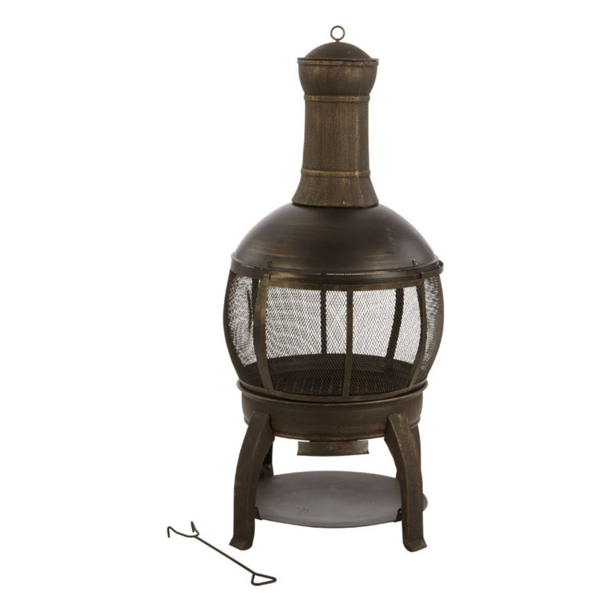 Cast Iron Outdoor Chimenea Fire Pit U563
