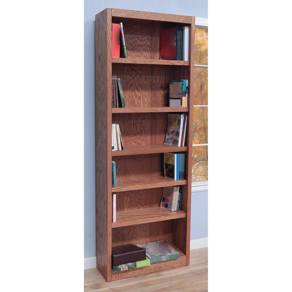 Cherry 6 Shelves Bookcase Q52845