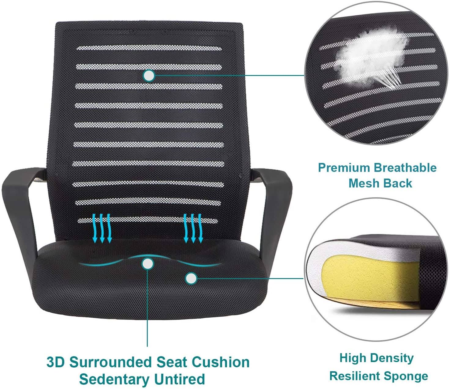 Black Mesh Desk Chair B912264