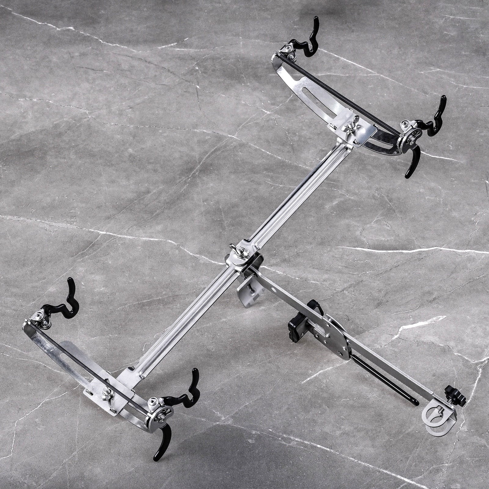 Clamp-on Fishing Rod Holder Boat Mount Railing Bracket Q692262