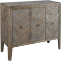 3 Door Accent Cabinet, Brown Q296