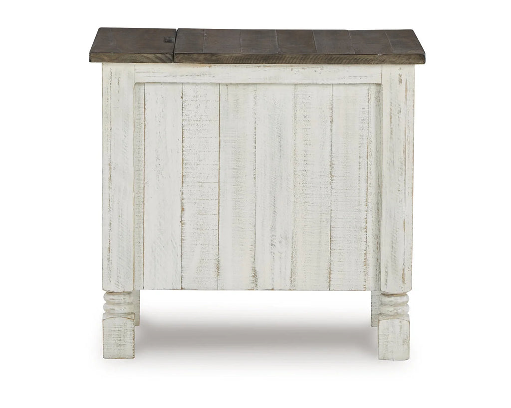 White/Gray Chairside End Table Z276561