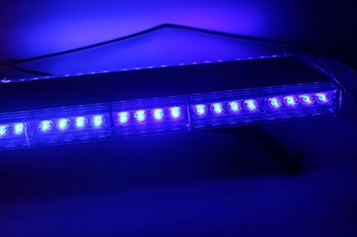 88W LED Flashing Strobe Light 17 Modes Amber White I490451