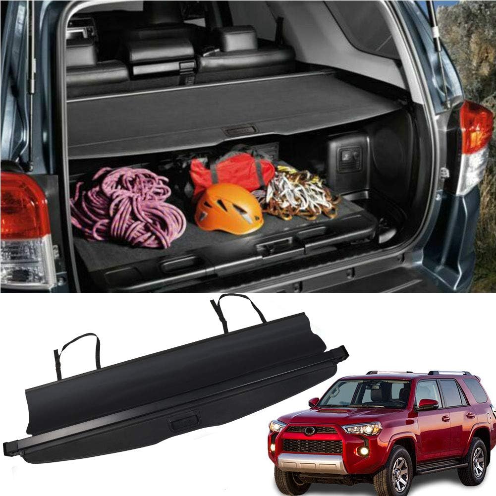 Black Retractable Cargo Cover for Toyota 4Runner 2010-2022 F1214