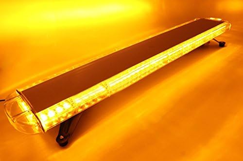 88W LED Flashing Strobe Light 17 Modes Amber White I490451