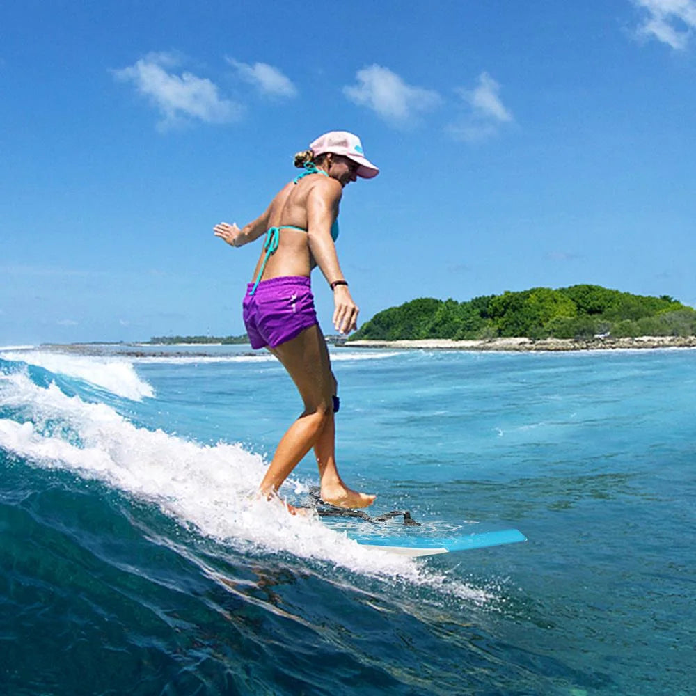 33" Lightweight Bodyboard with EPS Core, XPE Deck, HDPE Slick Bottom, Blue A453