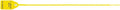 Yellow Plastic Trailer Seals 1000-pk 12" Heavy-Duty Tamper Resistant V2184