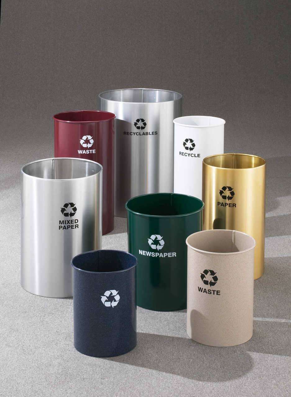 Recycling Trash Can Wastebaskets X403