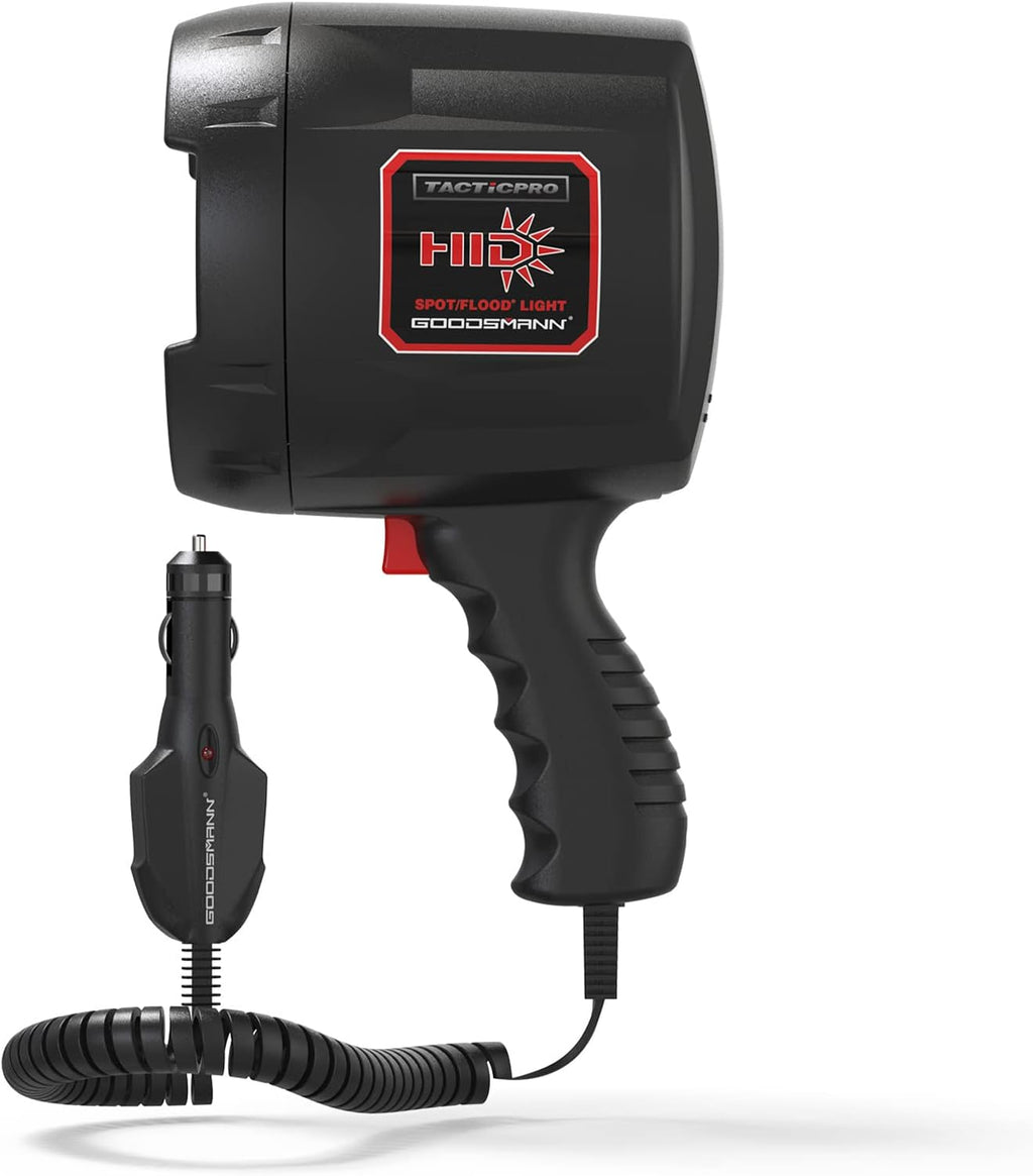 Handheld 2000 Lumen Spotlight Floodlight with 12V Car Charger and Nylon Storage Bag L4681