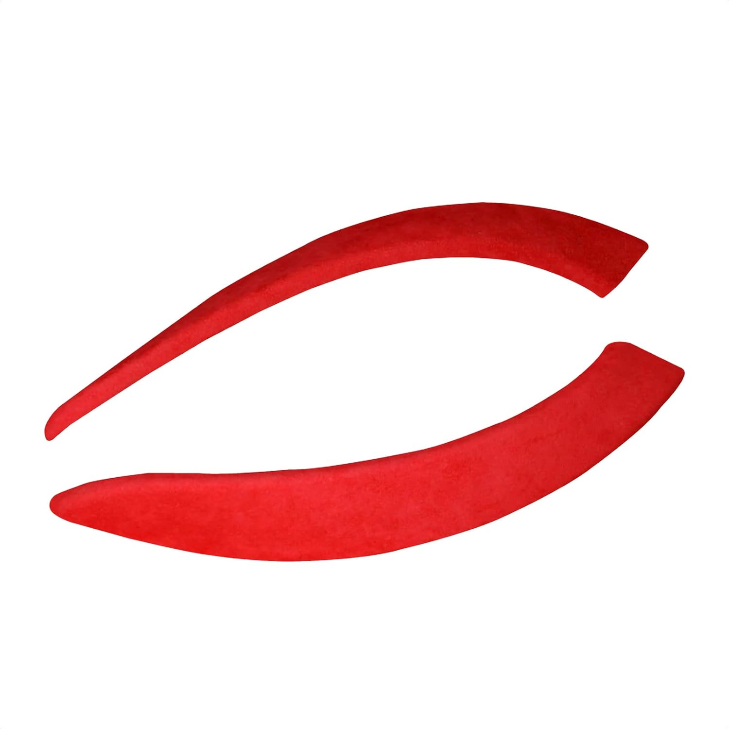 Car Door Handle Panel Cover Trim Sticker Inner Pull Door Handle Decals Red Pack of 2 G20312