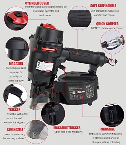15-Degree Pneumatic Coil Nailer R6709