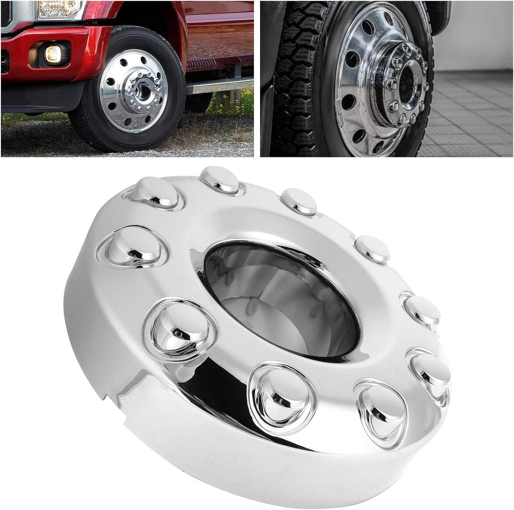 10 Lugs Aluminum Front Wheel Center Hub Cap C3813