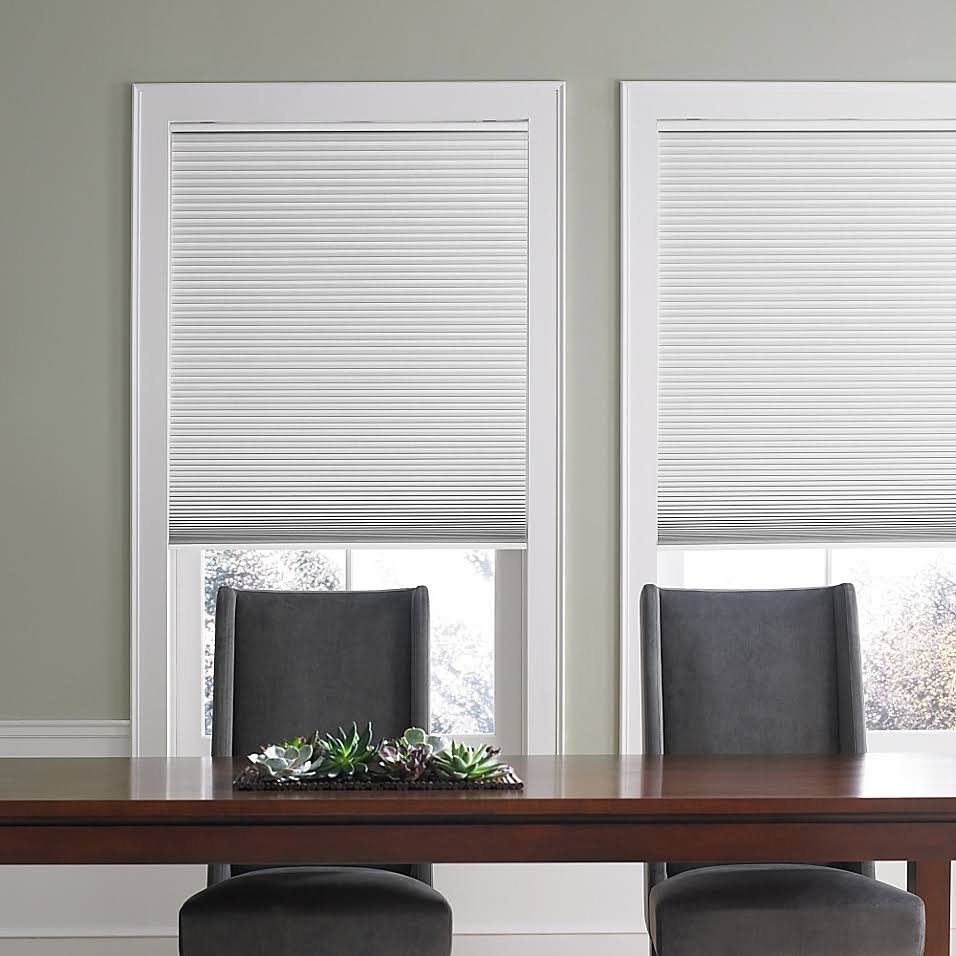 Cordless Blackout Cellular Shade in Snow A774