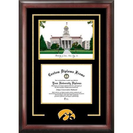 Brown University of Iowa Spirit Graduate Frame P558