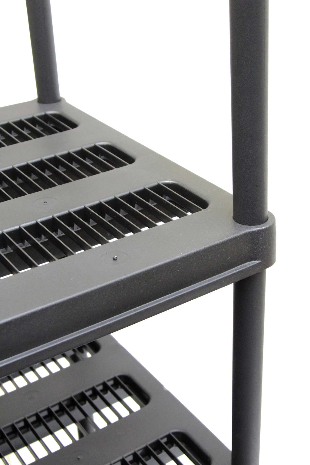Black 5-Shelf Resin Shelf Unit Y487719