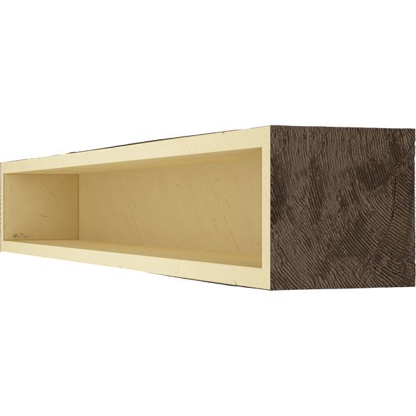 Natural Mahogany Knotty Pine Fireplace Mantel L2232