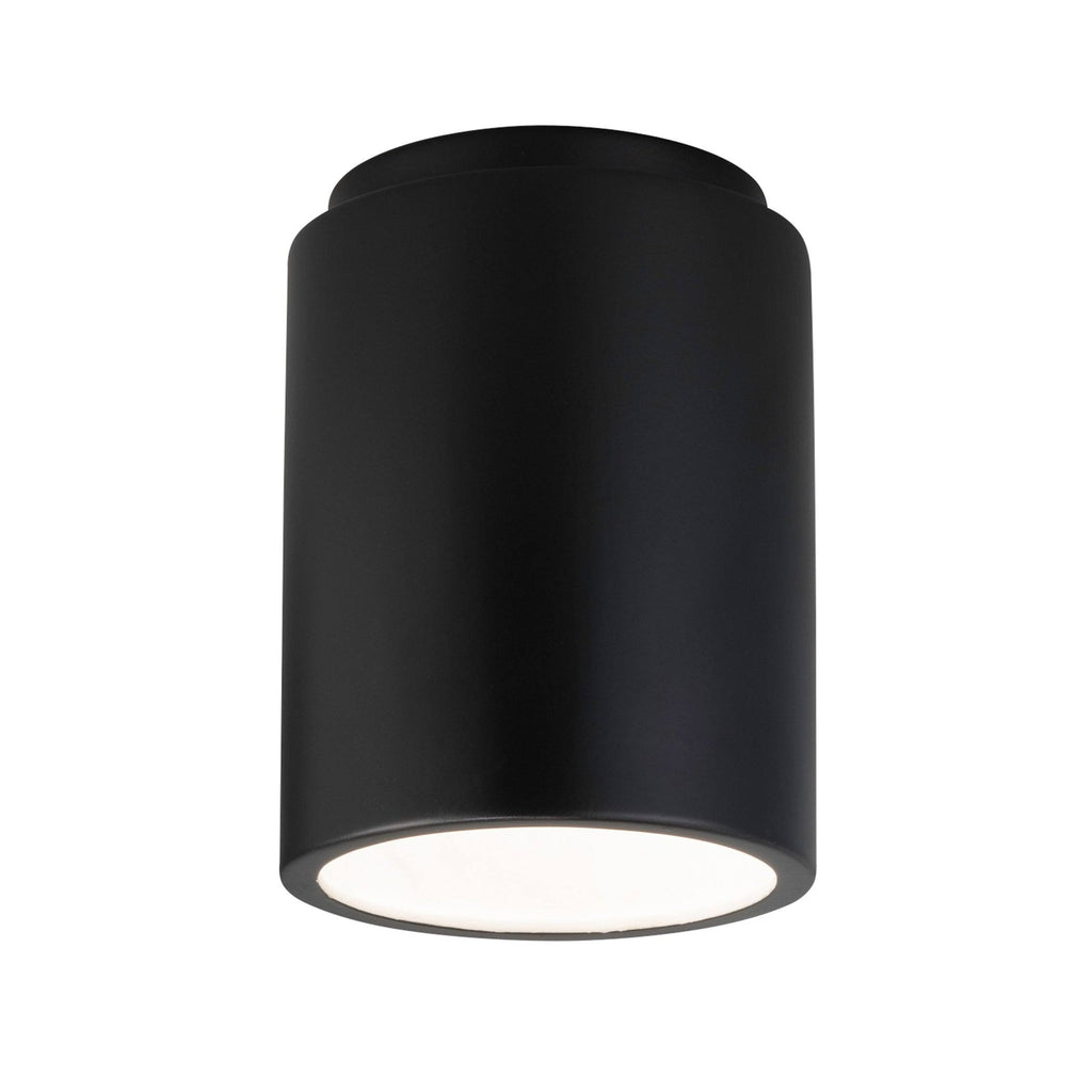 Matte Black Cylinder Flush-Mount C497011