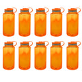 Plastic Sports Water Bottles with Flip Lid 38 oz. Set of 10 A986727