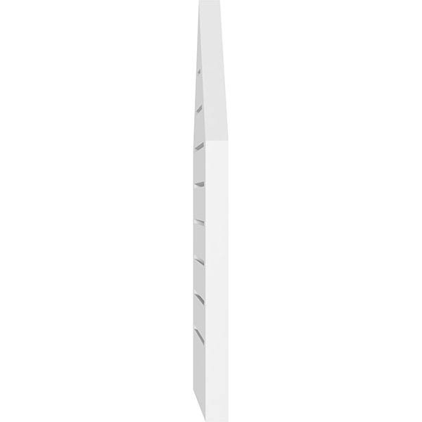 Peaked Top Surface Mount PVC Gable Vent A55602