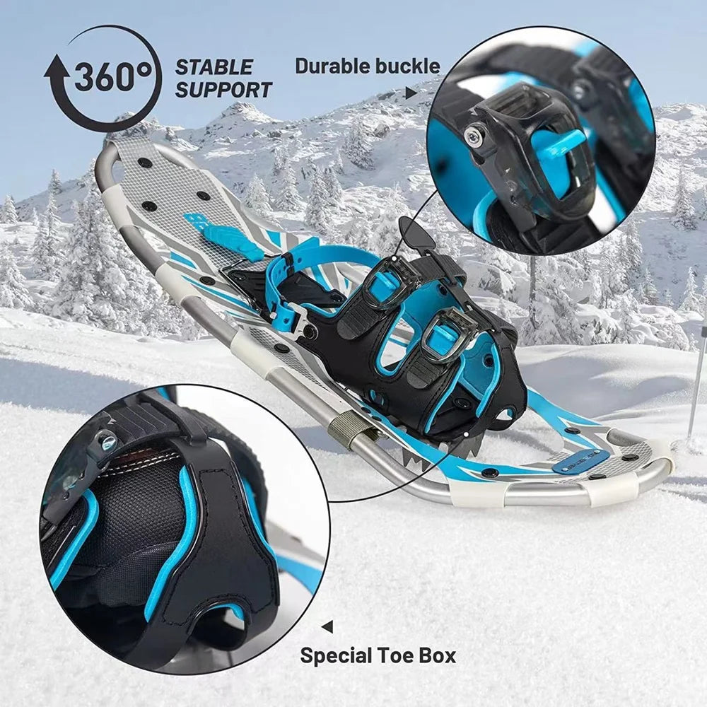 Lightweight Aluminum Alloy Snowshoes Set T20995