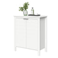 Two Door Floor Cabinet White K778