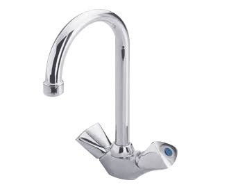 Polished Chrome Two Handle Bar Faucet C99244
