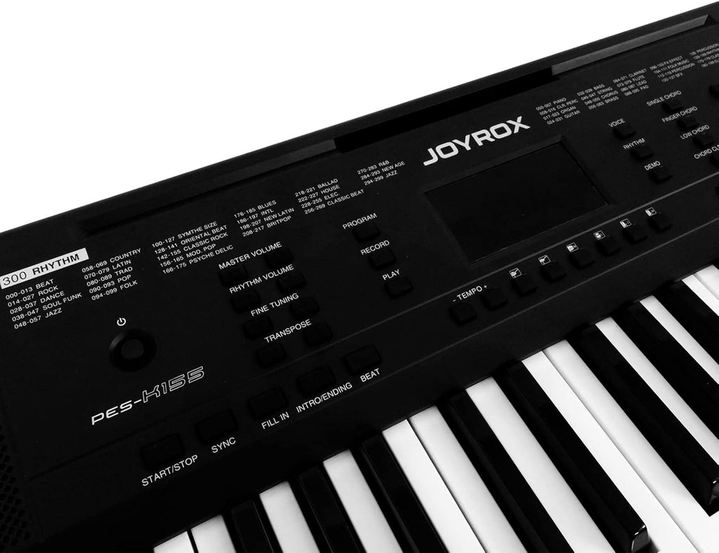 61 Key Keyboard Piano with Stand, Bench, Headphones, Speakers L90454