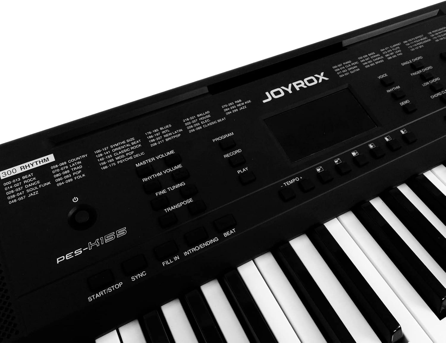 61 Key Keyboard Piano with Stand, Bench, Headphones, Speakers L90454