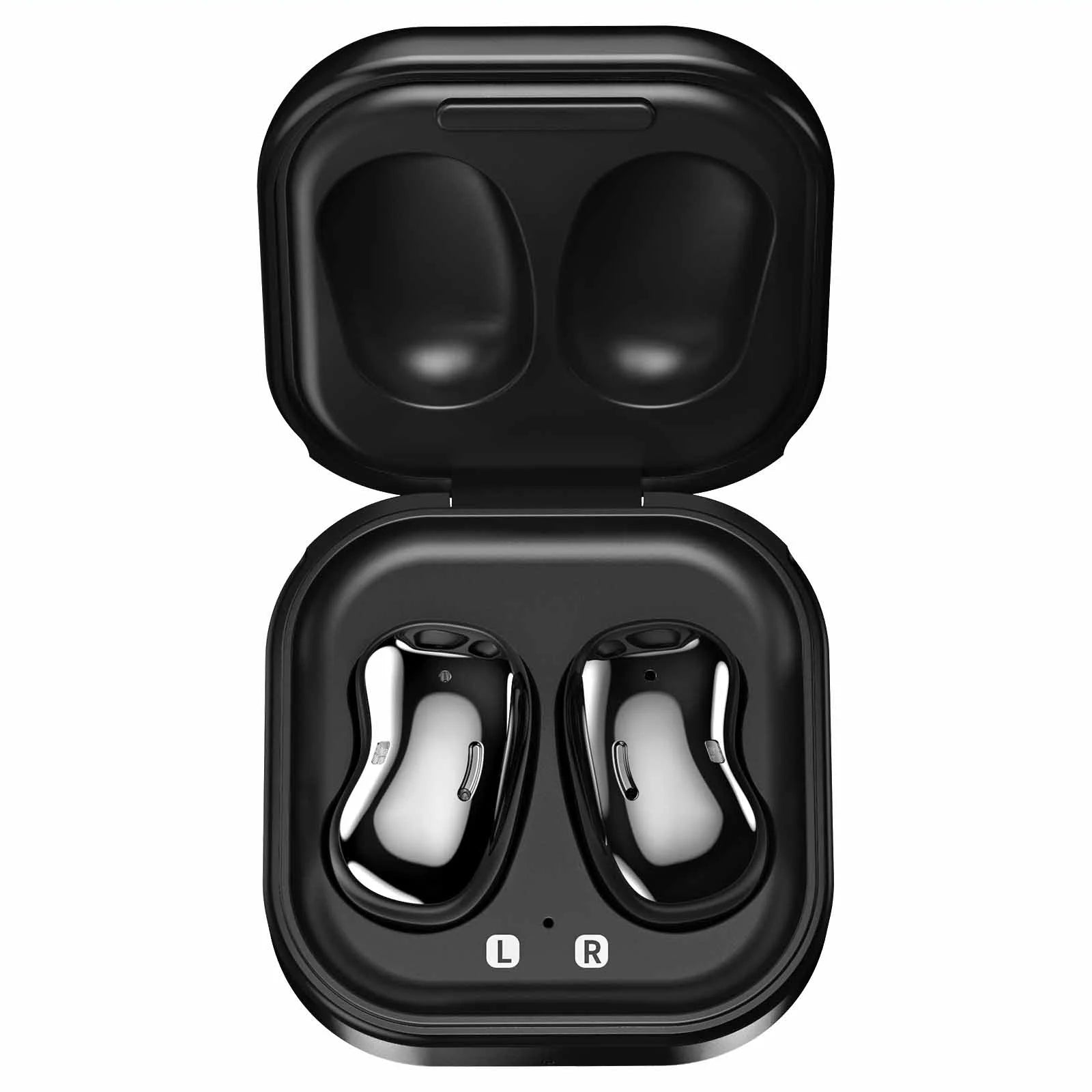 Black Bluetooth Wireless Earbuds with Microphone R37490